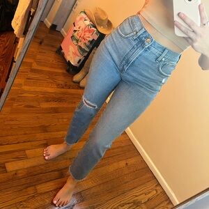 Madewell High Rise Light Blue Jeans
